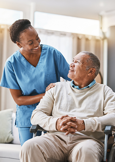 carer helping